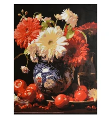 Картина по номерам Осенний натюрморт с герберами 30х40 (SS-1360) купить в интернет магазине подарков ПраздникШоп