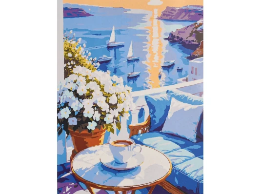 Картина по номерам Утро на побережье 30х40 (SS-1363) купить в интернет магазине подарков ПраздникШоп