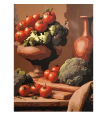 Картина по номерам Томаты и брокколи 30х40 (SS-1364) купить в интернет магазине подарков ПраздникШоп