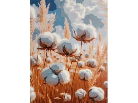 Картина по номерам Хлопковое поле 30х40 (SS-1366) купить в интернет магазине подарков ПраздникШоп