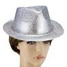 Капелюх дитячий Мафія блискуча (срібний)