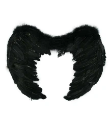 Крылья Ангела Большие 60х45см (черные) купить в интернет магазине подарков ПраздникШоп
