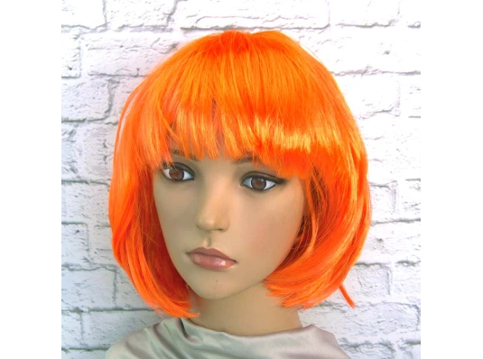 Парик Каре (оранжевый) купить в интернет магазине подарков ПраздникШоп
