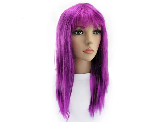 Парик Ровный (сиреневый) купить в интернет магазине подарков ПраздникШоп