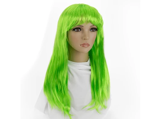 Парик Ровный (зеленый) купить в интернет магазине подарков ПраздникШоп