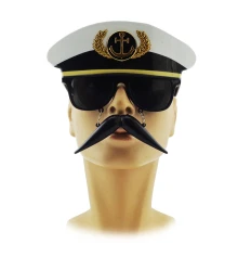 Очки с усами Капитан купить в интернет магазине подарков ПраздникШоп