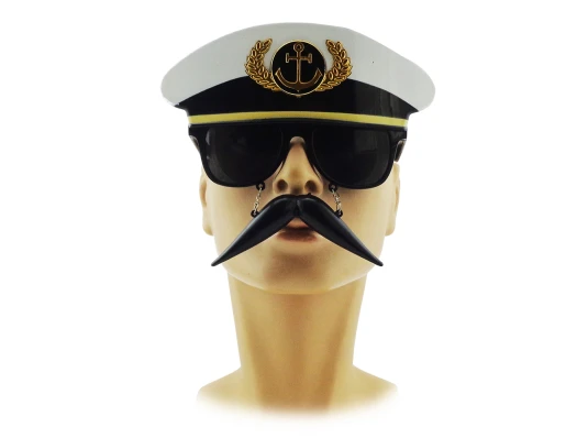 Очки с усами Капитан купить в интернет магазине подарков ПраздникШоп