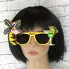 Окуляри Гавайські Фламінго Коктейль (жовті)