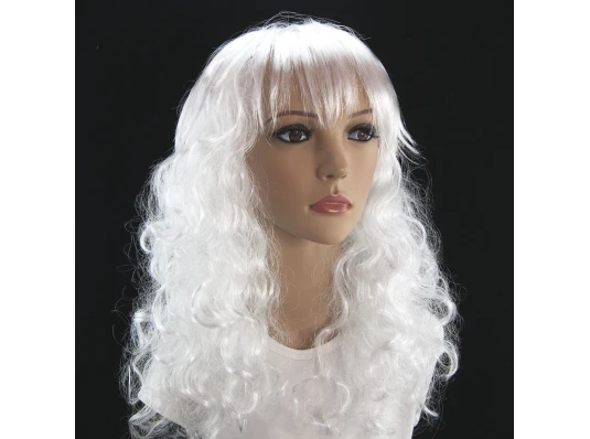 Парик Волнистый (белый) купить в интернет магазине подарков ПраздникШоп