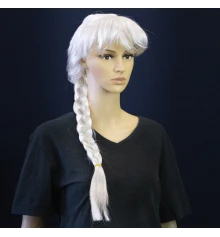 Парик Одна Коса 90см (белый) купить в интернет магазине подарков ПраздникШоп