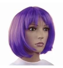 Парик Каре (фиолетовый) купить в интернет магазине подарков ПраздникШоп