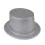 Шляпа Цилиндр блестящая (серебро) купить в интернет магазине подарков ПраздникШоп