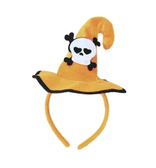 Шляпка на ободке Хэллоуин с Черепом купить в интернет магазине подарков ПраздникШоп