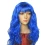 Парик Волнистый (синий) купить в интернет магазине подарков ПраздникШоп