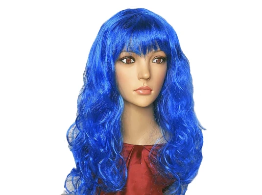 Парик Волнистый (синий) купить в интернет магазине подарков ПраздникШоп