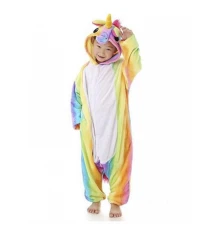 Кигуруми детский Единорог (радужный) L85 купить в интернет магазине подарков ПраздникШоп