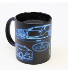 Чашка хамелеон 66052 ЧРЖ Bugatti neon (черная) купить в интернет магазине подарков ПраздникШоп