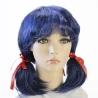 Парик Косплей Леди Баг (синий с черным)