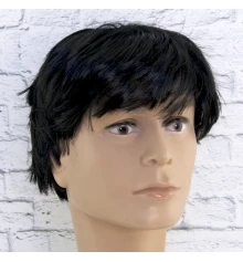 Парик Гарсон (черный) купить в интернет магазине подарков ПраздникШоп