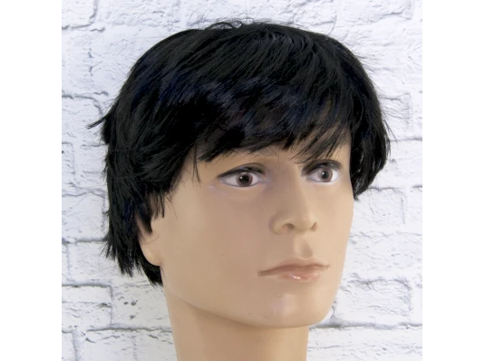 Парик Гарсон (черный) купить в интернет магазине подарков ПраздникШоп