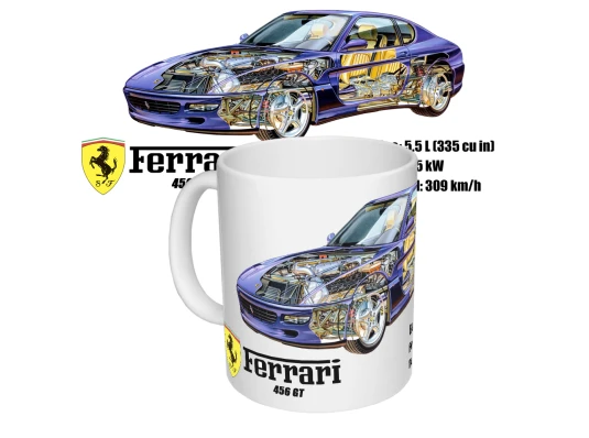 Чашка с принтом 65503 Ferrari купить в интернет магазине подарков ПраздникШоп