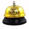 Дзвінок настільний LOVE (золотий)