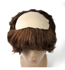 Парик Монаха с лысиной (коричневый) купить в интернет магазине подарков ПраздникШоп