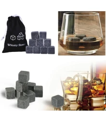 Камни для виски Whisky Stones (серые) купить в интернет магазине подарков ПраздникШоп