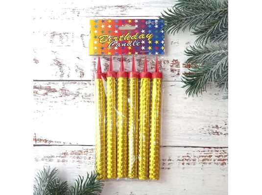 Свечи для Торта Холодный Фонтан 12см (уп. 6шт) купить в интернет магазине подарков ПраздникШоп