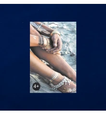 Тату браслет средний UB-66 профессиональные (уп. 4 листа) купить в интернет магазине подарков ПраздникШоп