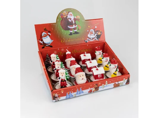 Свечи НГ фигурные 1014 (уп. 12шт) купить в интернет магазине подарков ПраздникШоп