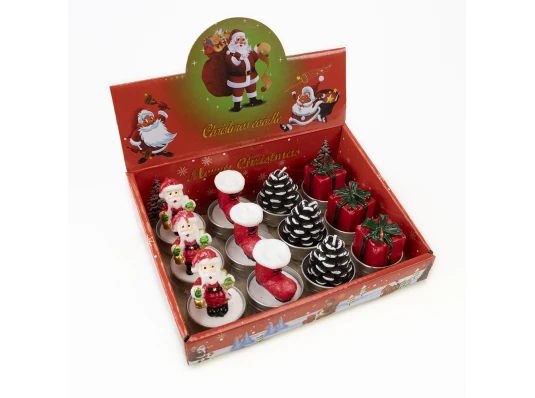 Свечи НГ фигурные 1013 (уп. 12шт) купить в интернет магазине подарков ПраздникШоп