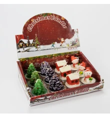 Свечи НГ фигурные 1011 (уп. 12шт) купить в интернет магазине подарков ПраздникШоп