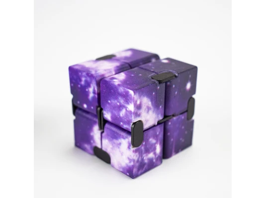 Кубик антистресс Infinity Cube космос (фиолетовый) купить в интернет магазине подарков ПраздникШоп