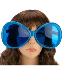 Очки Гигант круглые (синие) купить в интернет магазине подарков ПраздникШоп