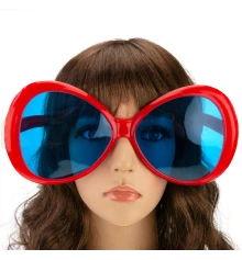 Очки Гигант круглые (красные) купить в интернет магазине подарков ПраздникШоп