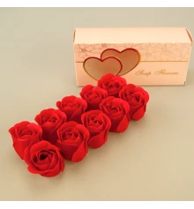 Бутоны роз Подарочный набор из мыла 12567 (красный) купить в интернет магазине подарков ПраздникШоп