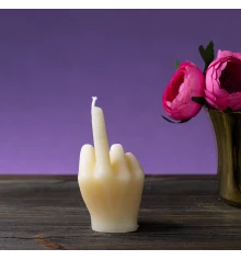 Декоративная свеча фигурная F*ck 12919 (шампань) купить в интернет магазине подарков ПраздникШоп