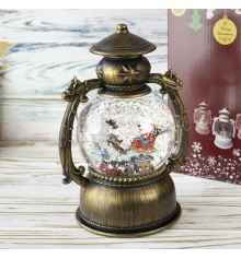 Фонарь Новогодний LED музыкальный 21см 1293603 на батарейках и USB купить в интернет магазине подарков ПраздникШоп