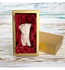 Оригинальный подарочный торс Мужской из мыла 85г 13258 (шампань) купить в интернет магазине подарков ПраздникШоп