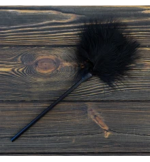 Эротический Тиклер с пушком (черный) (только для сексшоп) купить в интернет магазине подарков ПраздникШоп