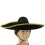 Шляпа Сомбреро Мариачи (черная с золотом) купить в интернет магазине подарков ПраздникШоп