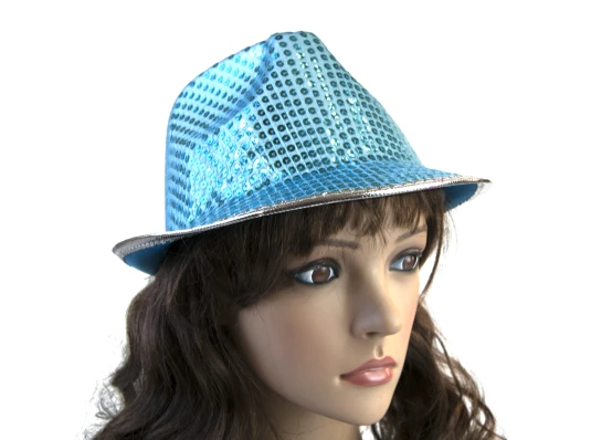 Шляпа Диско Твист (голубая) купить в интернет магазине подарков ПраздникШоп