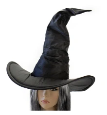Шляпа Ведьмы с большими полями (черная) купить в интернет магазине подарков ПраздникШоп