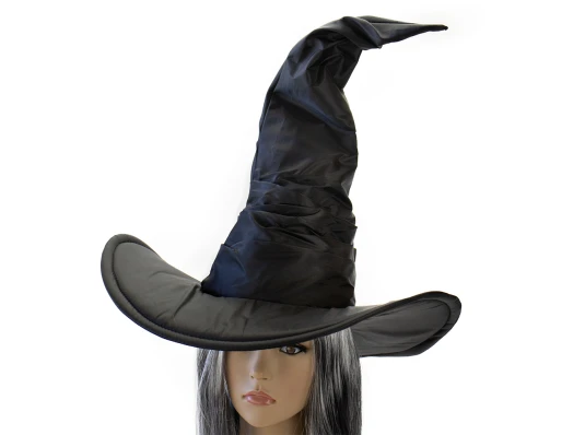Шляпа Ведьмы с большими полями (черная) купить в интернет магазине подарков ПраздникШоп