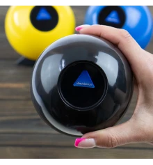 Шар Предсказатель на Украинском языке (10см) черный купить в интернет магазине подарков ПраздникШоп