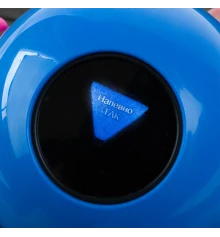 Шар Предсказатель на Украинском языке (10см) синий купить в интернет магазине подарков ПраздникШоп