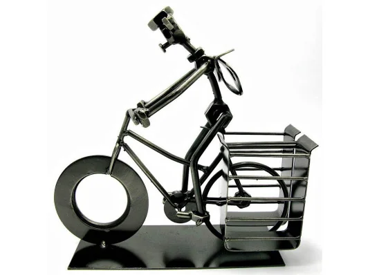 Техно-арт подставка под ручки "Велосипедист" купить в интернет магазине подарков ПраздникШоп