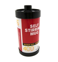 Термокружка с миксером Кассета Фотопленка капучинатор (красно-белая) купить в интернет магазине подарков ПраздникШоп