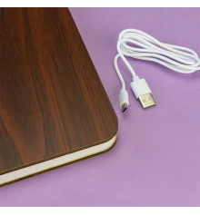 Светильник Книга 3Д (темное дерево) купить в интернет магазине подарков ПраздникШоп